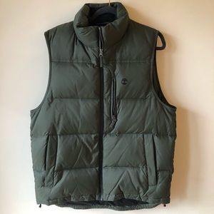 Timberland Army Green Men’s Vest - Medium